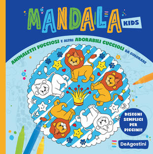 copertina Animaletti pucciosi e altri adorabili cuccioli da colorare. Mandala kids. Ediz. illustrata