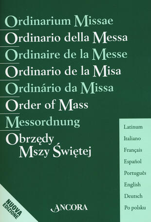 copertina Ordinario della messa. Ediz. multilingue