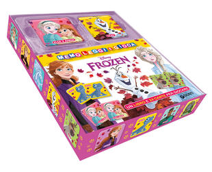 copertina Frozen. Memo leggi e gioca. Ediz. a colori. Con 24 Carte