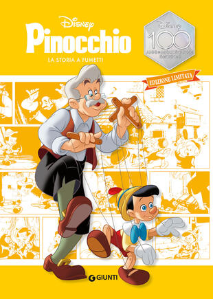 copertina Pinocchio. La storia a fumetti. Ediz. limitata