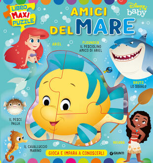 copertina Amici del mare. Baby libro maxi puzzle. Ediz. a colori