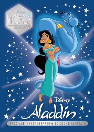 copertina Aladdin. Speciale anniversario. Disney 100. Ediz. limitata