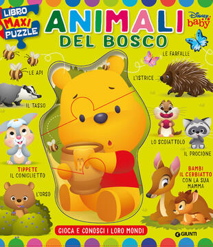 copertina Animali del bosco. Baby libro maxi puzzle. Ediz. a colori