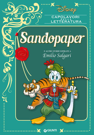 copertina Sandopaper e altre storie ispirate a Emilio Salgari. Ediz. a colori