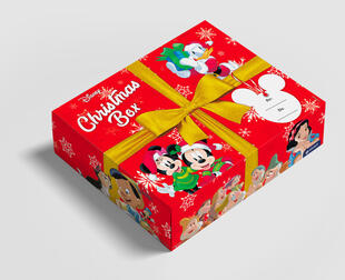copertina Disney Christmas box. Ediz. illustrata. Con cornice. Con figurine in cartoncino