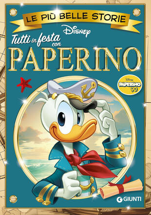 copertina Tutti in festa con Paperino. Le più belle storie Disney. Paperino 90