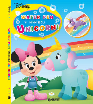 copertina Minni e gli unicorni. Water pen. Ediz. a colori. Con penna ad acqua