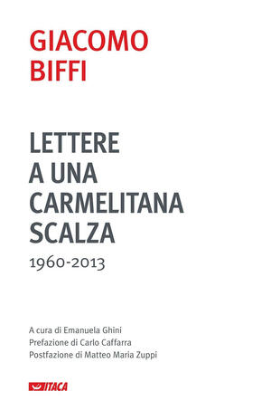 copertina Lettere a una carmelitana scalza (1960-2013)