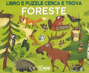 copertina Foreste. Libro e puzzle cerca e trova. Ediz. a colori. Con puzzle