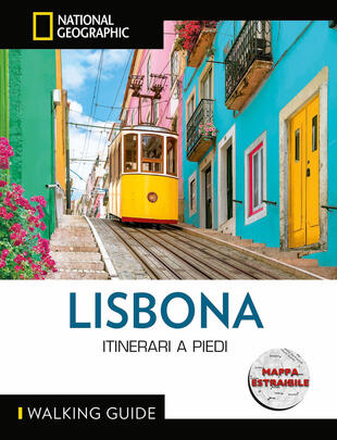 copertina Lisbona. Walking guide. Con mappa