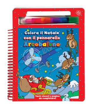 copertina Colora il Natale con il pennarello Arcobaleno