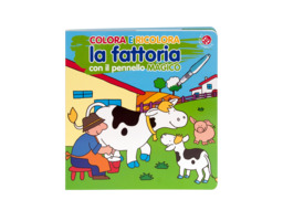 Colora e ricolora la fattoria con il pennarello magico