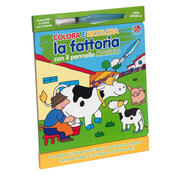 copertina Colora e ricolora la fattoria con il pennarello magico