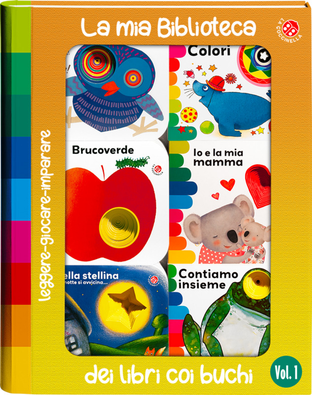 la mia biblioteca dei libri coi buchi