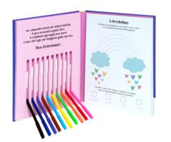 I miei amici unicorni - gioco e coloro - CON PENNARELLI