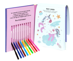 I miei amici unicorni - gioco e coloro - CON PENNARELLI