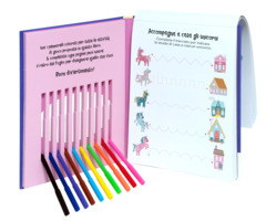 I miei amici unicorni - gioco e coloro - CON PENNARELLI