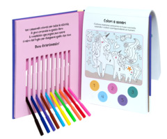 I miei amici unicorni - gioco e coloro - CON PENNARELLI