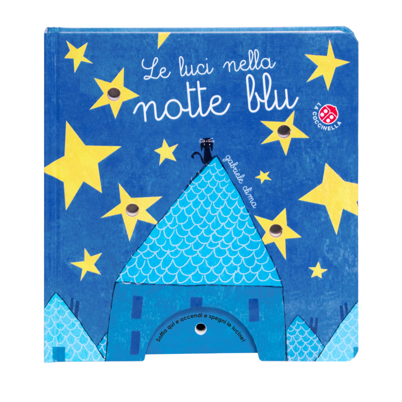 Le luci nella notte blu - libro con lucine che si accendono con un soffio