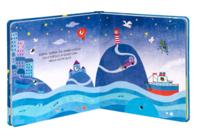 Le luci nella notte blu - libro con lucine che si accendono con un soffio