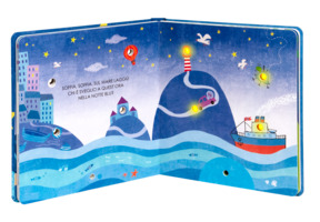 Le luci nella notte blu - libro con lucine che si accendono con un soffio