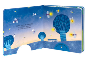 Le luci nella notte blu - libro con lucine che si accendono con un soffio