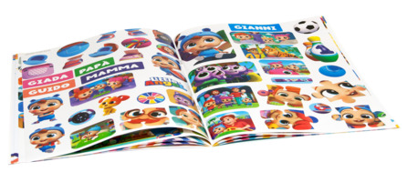 Super stickers. Gioca con Gianni Piccino!