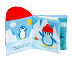 Ciao pinguina. Libro di stoffa