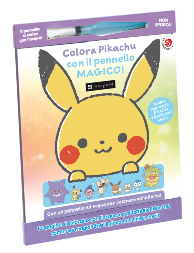 Colora Pikachu con il pennello magico