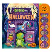 copertina La dinofesta di Halloween. Un libro sonoro.