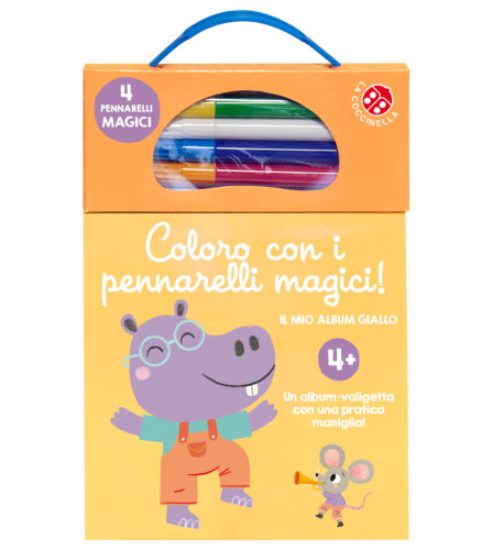 Coloro con i pennarelli magici 4+ Il mio album giallo