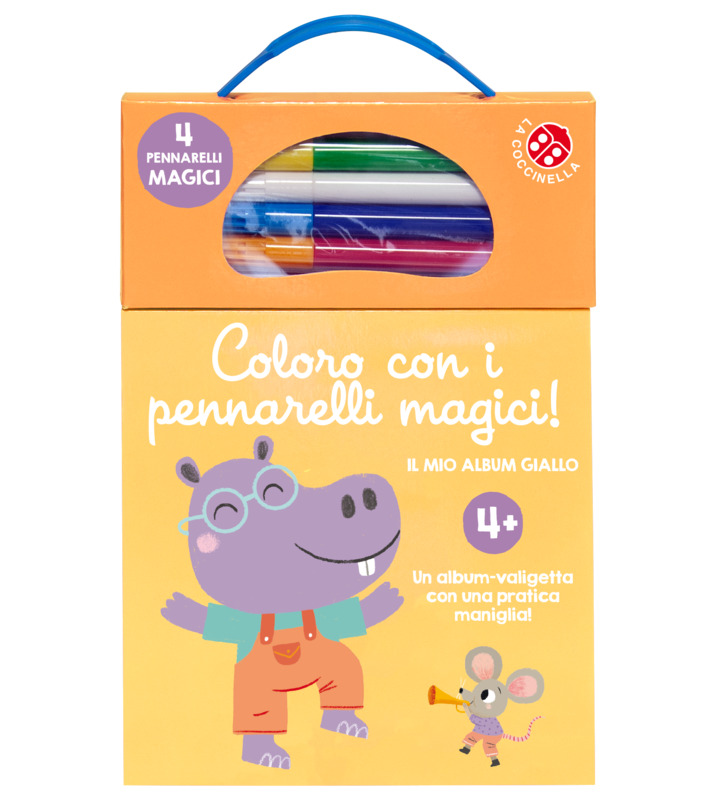 Coloro con i pennarelli magici 4+ Il mio album giallo