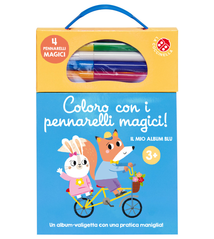 Coloro con i pennarelli magici 3+. Il mio album blu