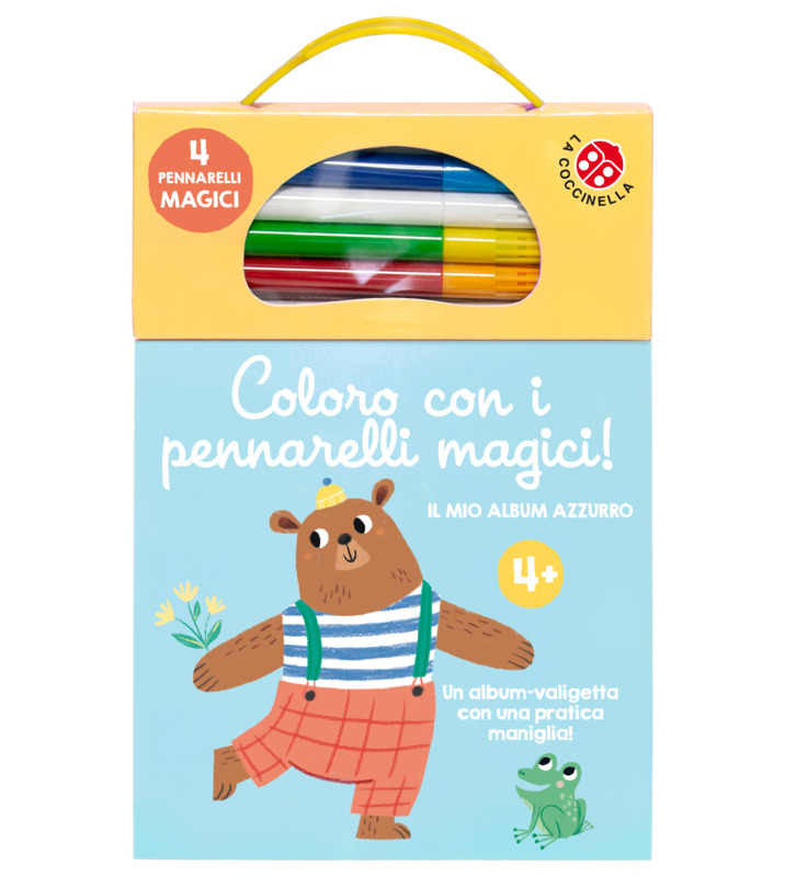 Coloro con i pennarelli magici 4+ Il mio album azzurro