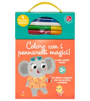 copertina Coloro con i pennarelli magici 3+ album rosso