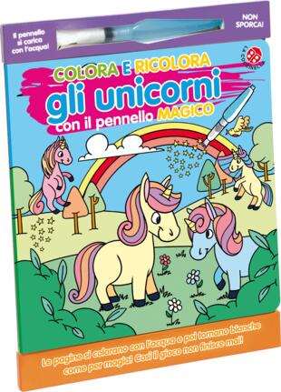 copertina Colora e ricolora gli unicorni