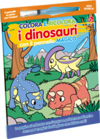 Colora e ricolora i dinosauri