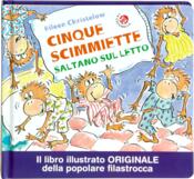 copertina Cinque scimmiette saltano sul letto