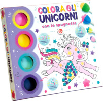 Colora gli unicorni con le spugnette