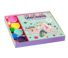 Colora gli unicorni con le spugnette