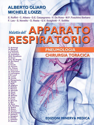 copertina Malattie dell'apparato respiratorio. Pneumologia e chirurgia toracica. Ediz. per la scuola