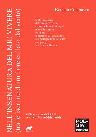 copertina Nell'insenatura del mio vivere (tra le lacrime di un fiore cullato dal vento)
