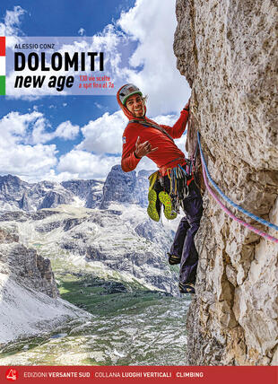 copertina Dolomiti new age. 130 vie scelte e spit fino al 7a