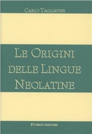 copertina Le origini delle lingue neolatine