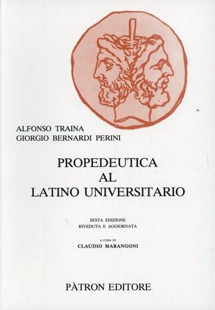 copertina Propedeutica al latino universitario