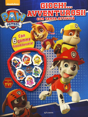 copertina Giochi... avventurosi con tante attività. Paw Patrol. Ediz. a colori. Con gadget