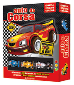 copertina L'auto da corsa. Ediz. a colori. Con 3 macchinine