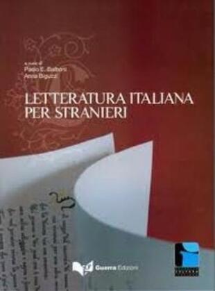 copertina Letteratura italiana per stranieri