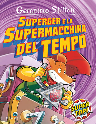 copertina SuperGer e la supermacchina del tempo. Ediz. illustrata