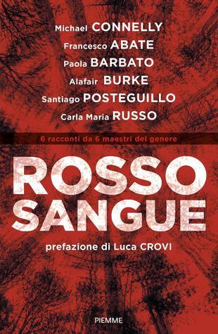 copertina Rosso sangue. 6 racconti da 6 maestri del genere